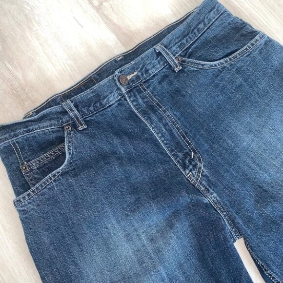 Levi’s Vintage Jeans Men’s Size 36x32 Dark Wash Straight Leg Orange Tab - Picture 4 of 11